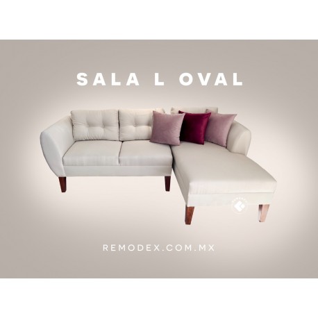 SOFÁ L OVAL