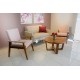 PAQUETE LOVE SEAT MILAN + 2 INDIVIDUALES TIFFANY